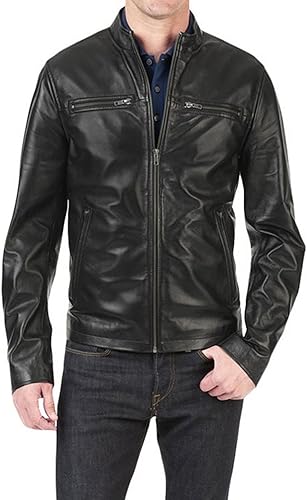 Vampire Diaries Damon Salvatore black Leather Jacket