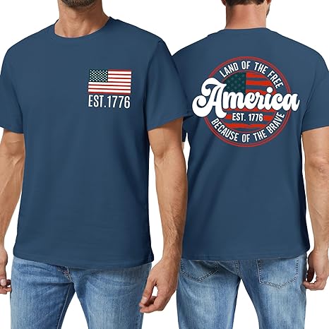 American Flag T-Shirt - jnjjackets