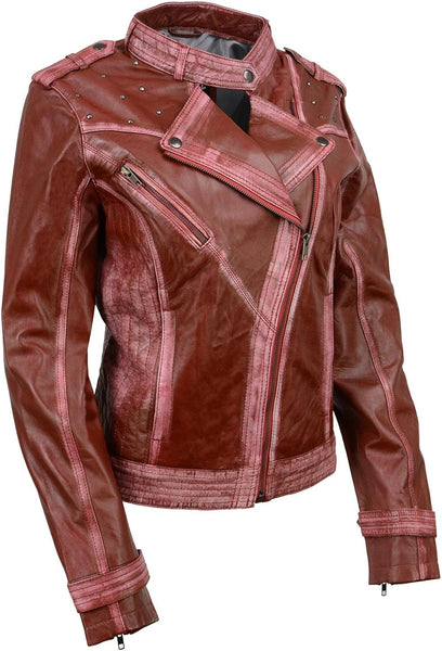 Sheepskin Motorcycle Leather Jacket