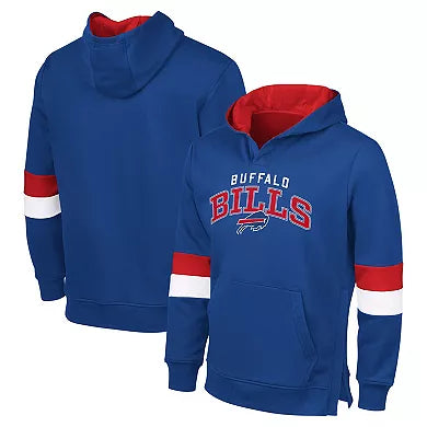 Royal/Red Buffalo Bills Pullover Hoodie