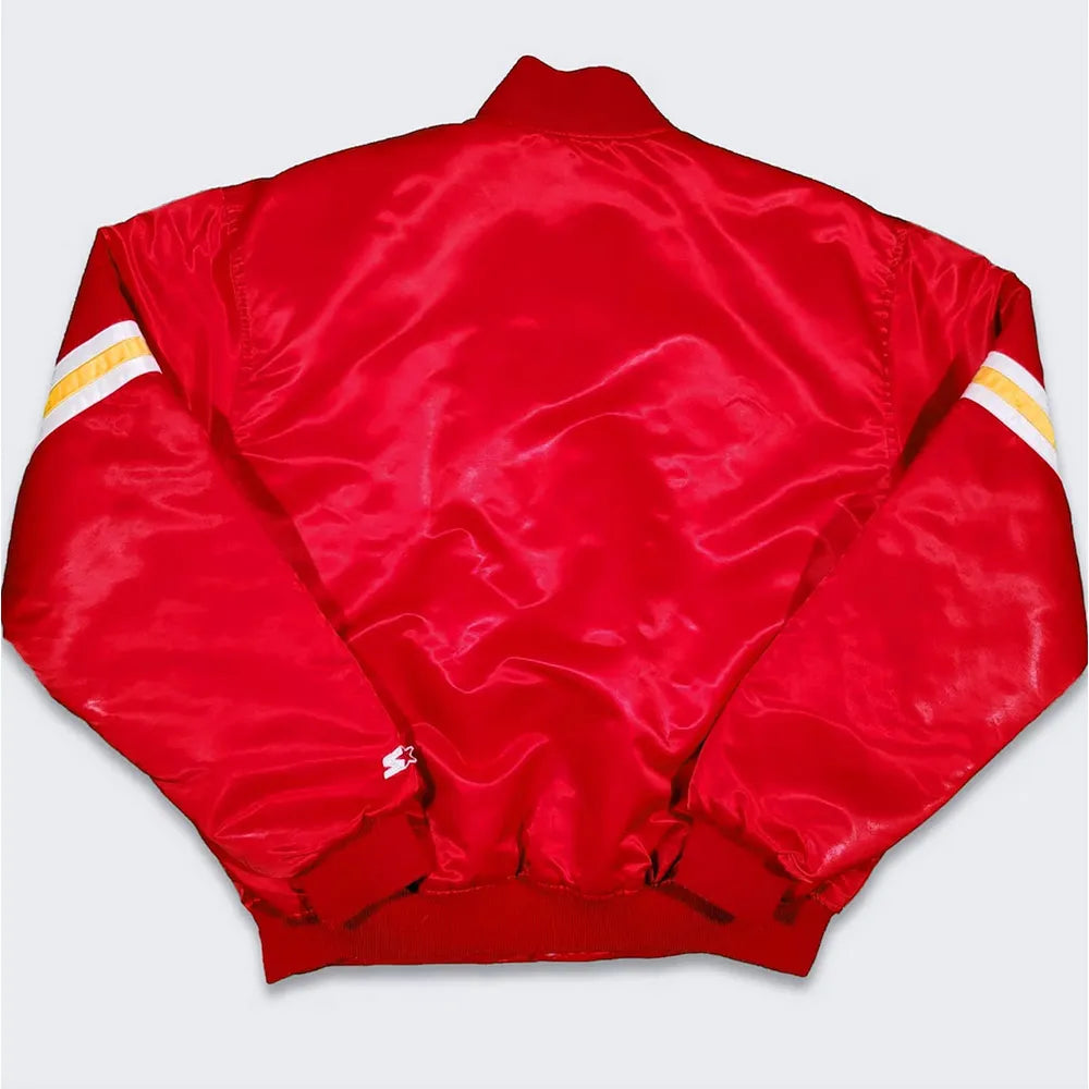 80’s Kansas City Chiefs Red Bomber Jacket - JnJ Jackets