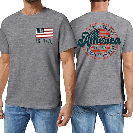 American Flag T-Shirt - jnjjackets