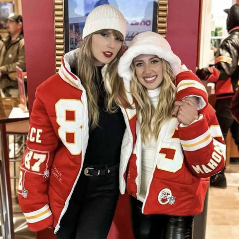 87 Kelce Taylor Swift Puffer Jacket - jnjjackets