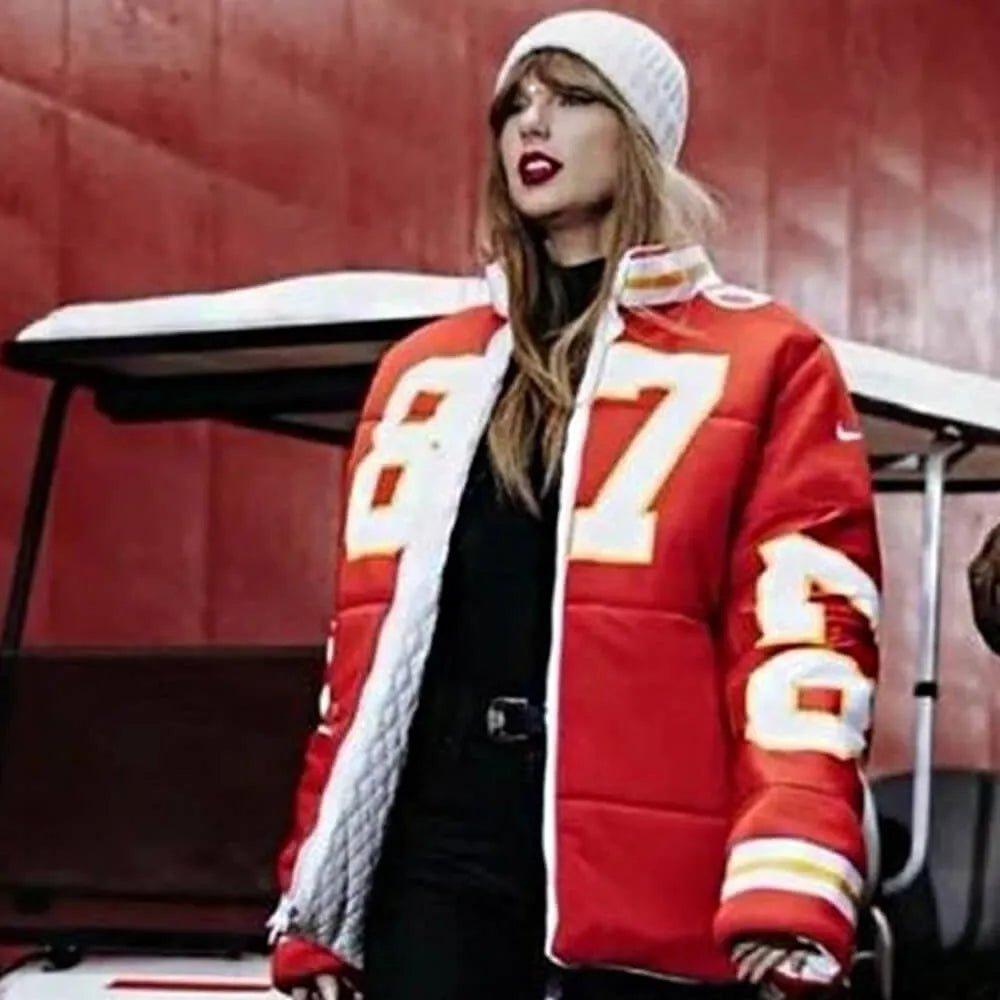 87 Kelce Taylor Swift Puffer Jacket - jnjjackets