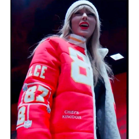 87 Kelce Taylor Swift Puffer Jacket - jnjjackets