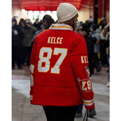 87 Kelce Taylor Swift Puffer Jacket - jnjjackets