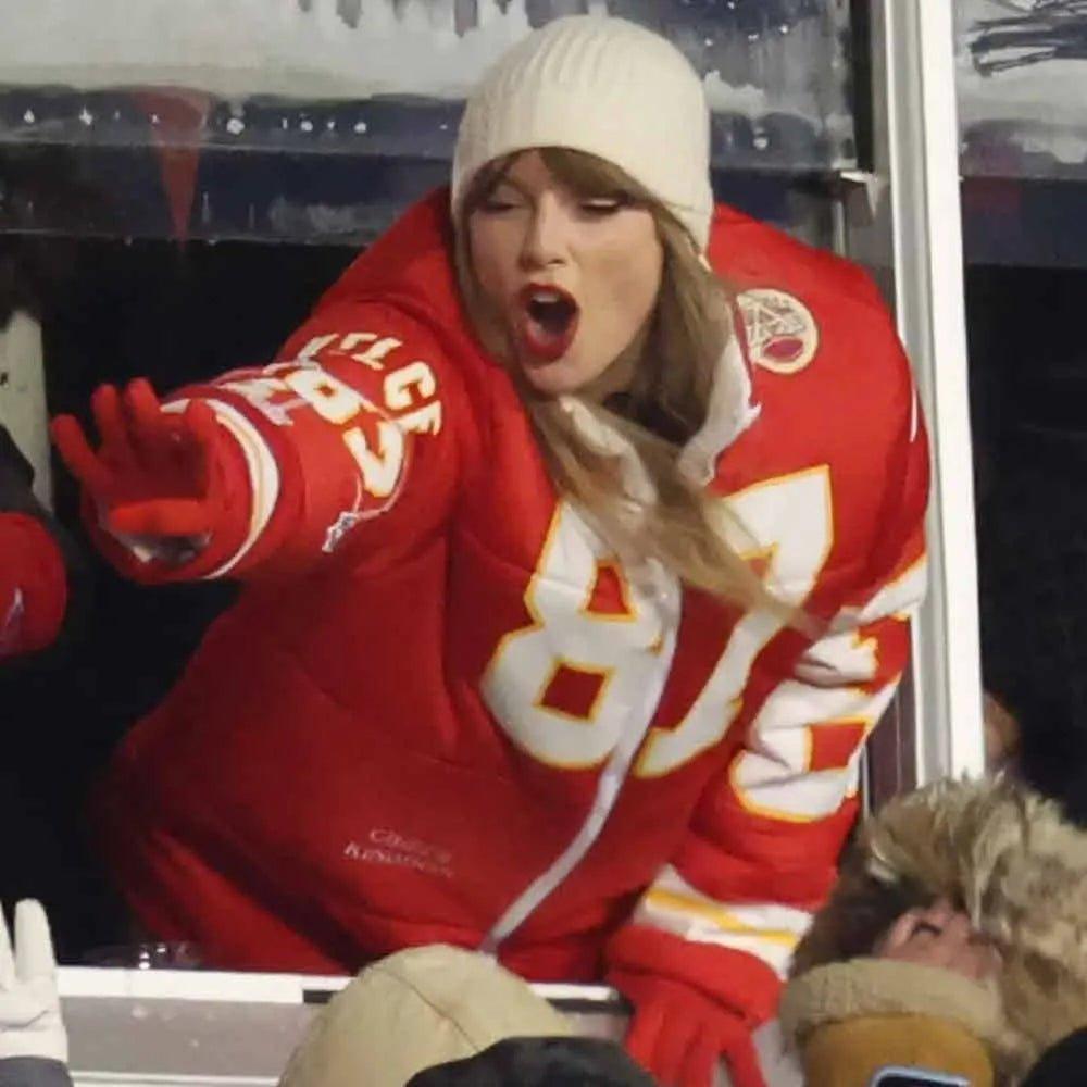 87 Kelce Taylor Swift Puffer Jacket - jnjjackets