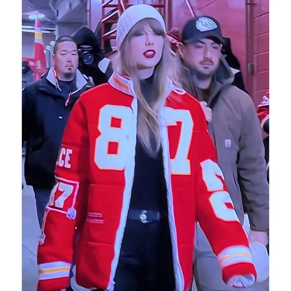 87 Kelce Taylor Swift Puffer Jacket - jnjjackets