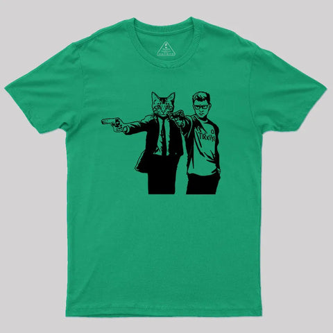 Sharpshooter Cat T-Shirt - jnjjackets