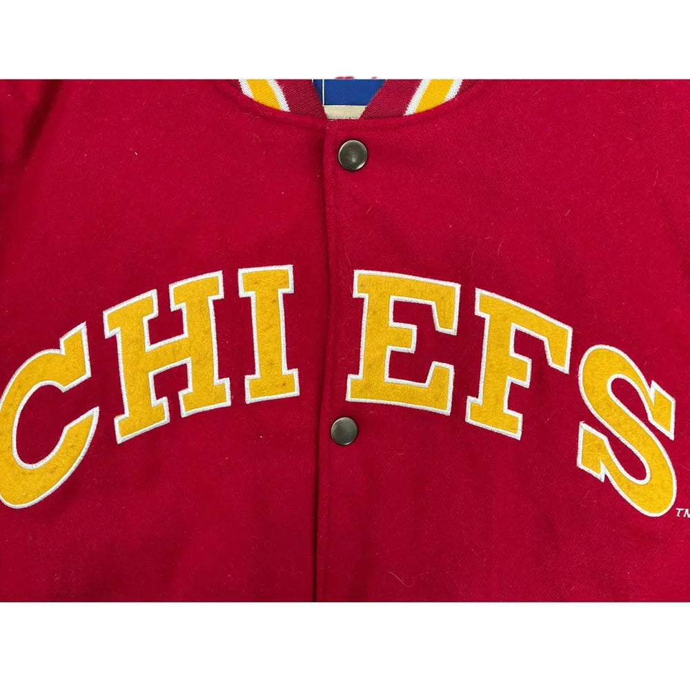 90’s Kansas City Chiefs Varsity Jacket - JnJ Jackets