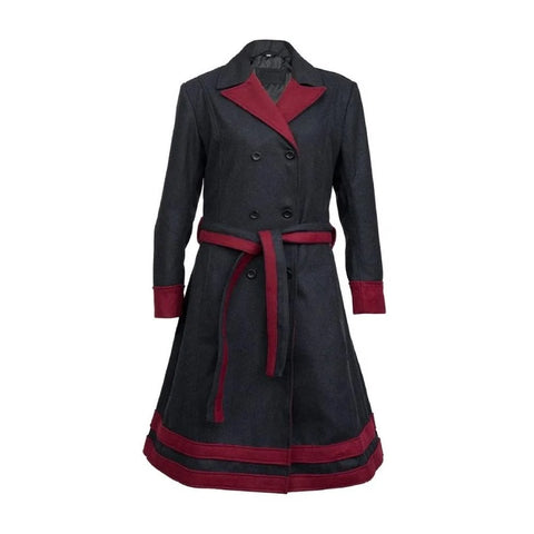 A Merry Scottish Christmas Lacey Chabert Trench Coat - JnJ Jackets