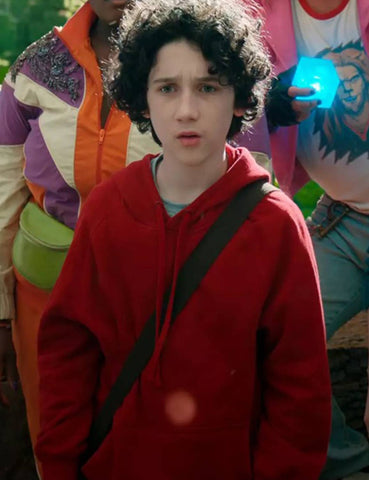 Sebastian Eugene Hansen Minecraft Movie Red Hoodie - jnjjackets