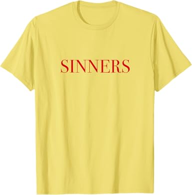 SINNERS Movie T-Shirt - jnjjackets