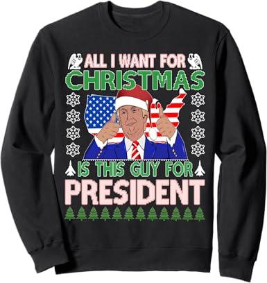 Trump Christmas Sweater - JnJ Jackets