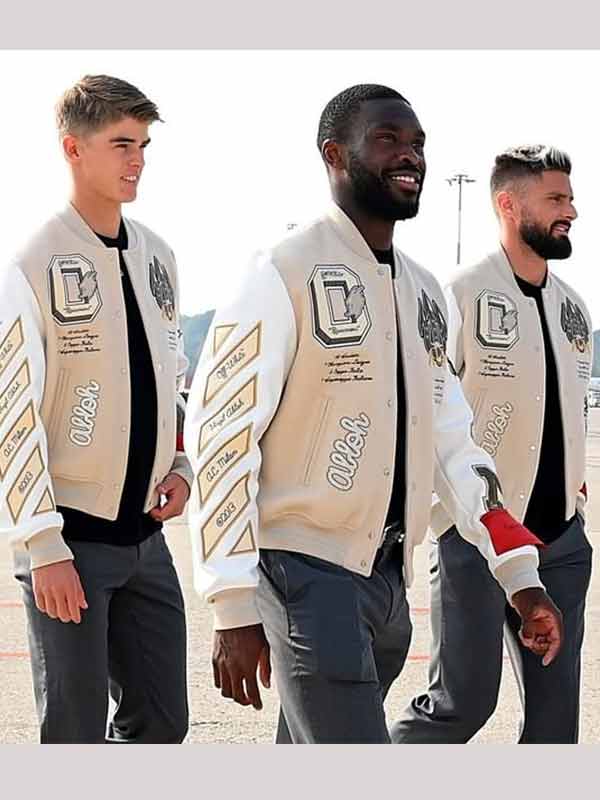 AC Milan Off White Jacket - JnJ Jackets