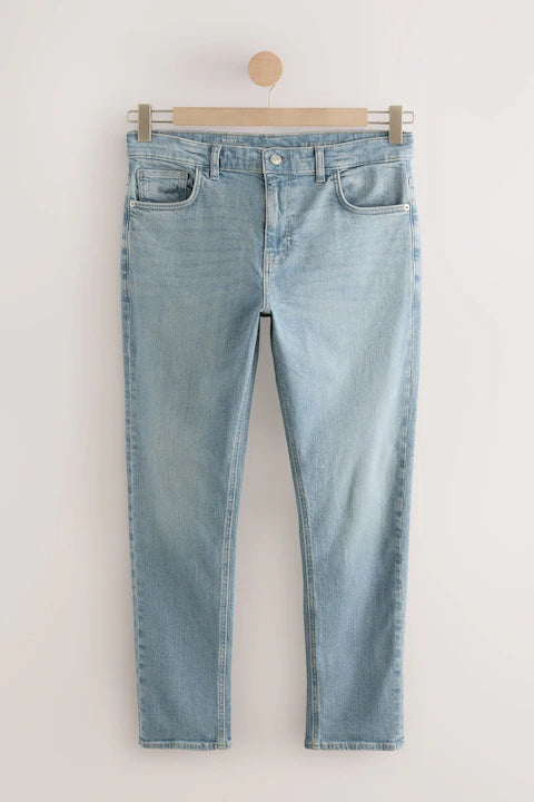 Slim Fit Vintage Wash Jeans – Timeless Look, Modern Fit - jnjjackets