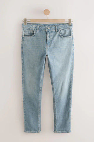 Slim Fit Vintage Wash Jeans – Timeless Look, Modern Fit - jnjjackets