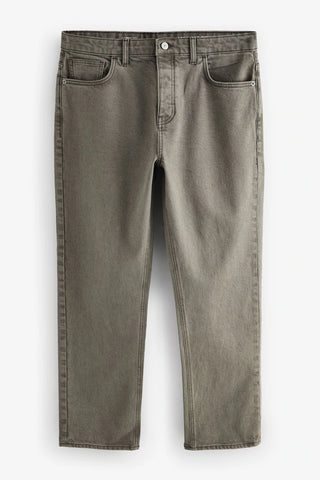 Straight Fit Vintage Wash Denim Pant – Classic Cut, Washed to Perfection - jnjjackets
