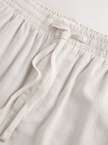 Relaxed Fit Linen-Cotton Trousers – Easy Comfort, Effortless Style