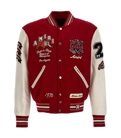 Amiri Red Varsity Jacket - JnJ Jackets