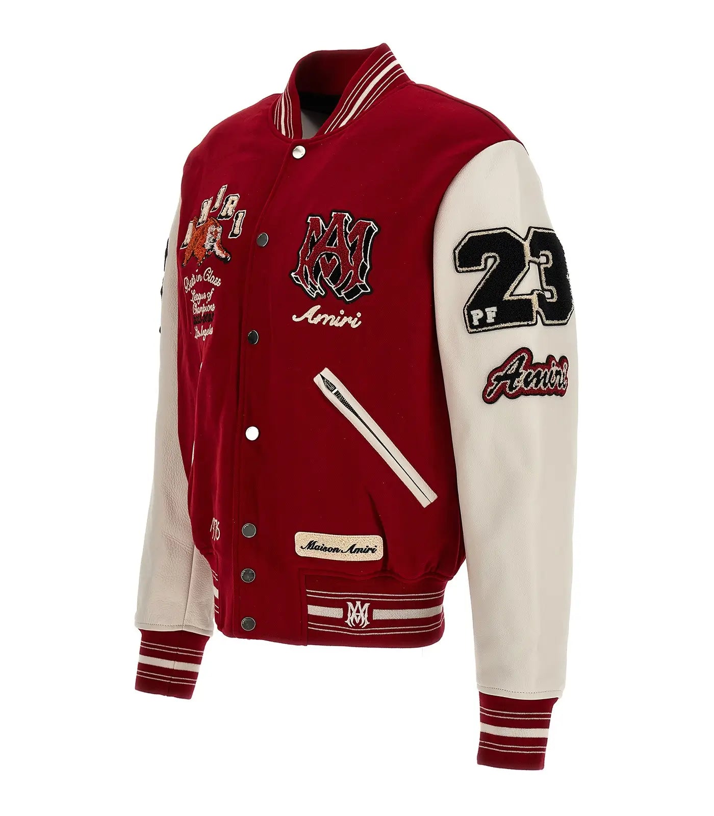 Amiri Red Varsity Jacket - JnJ Jackets