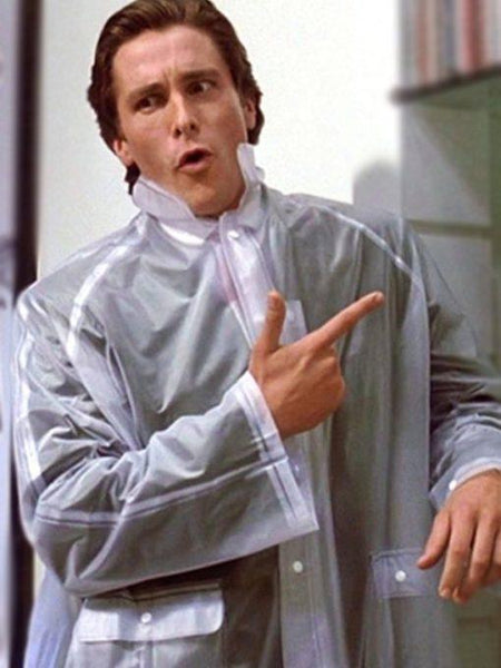 American Psycho Patrick Bateman Rain Coat