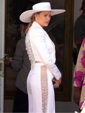 Blake Lively Another Simple Favor 2025 Pearl Suit - jnjjackets