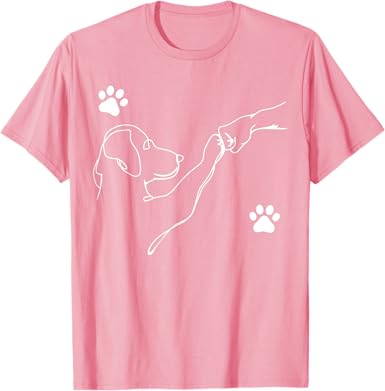 Dog and Human Punch Friendship T-Shirt - jnjjackets