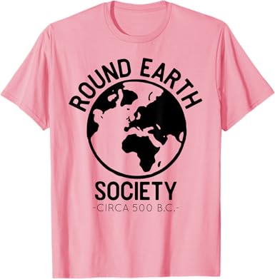 Round Earth Society T-Shirt - jnjjackets