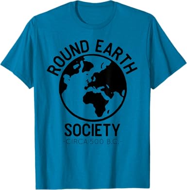Round Earth Society T-Shirt - jnjjackets