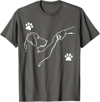 Dog and Human Punch Friendship T-Shirt - jnjjackets