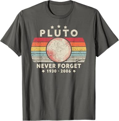Pluto Never Forget T-Shirt - jnjjackets