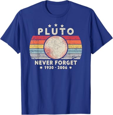 Pluto Never Forget T-Shirt - jnjjackets