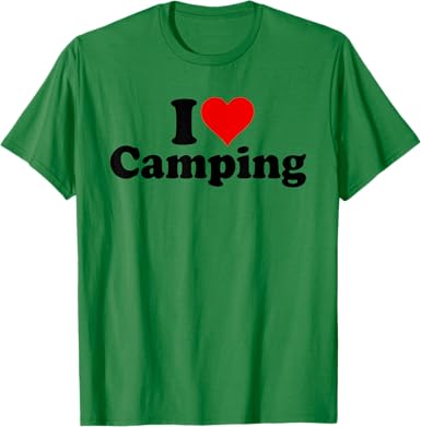 I love Camping T-Shirt - jnjjackets