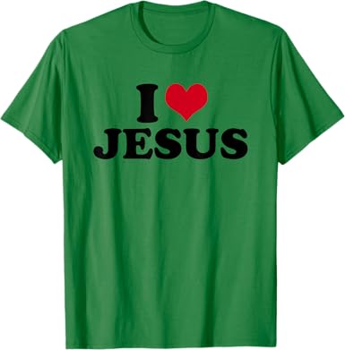 I Love Jesus T-Shirt - jnjjackets