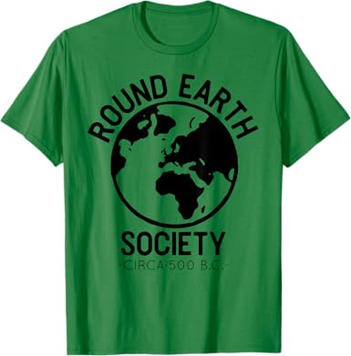 Round Earth Society T-Shirt - jnjjackets
