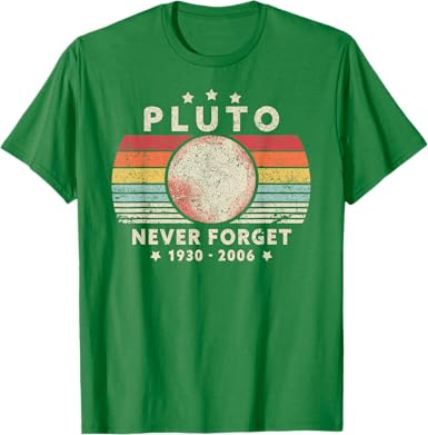 Pluto Never Forget T-Shirt - jnjjackets