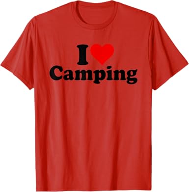 I love Camping T-Shirt - jnjjackets