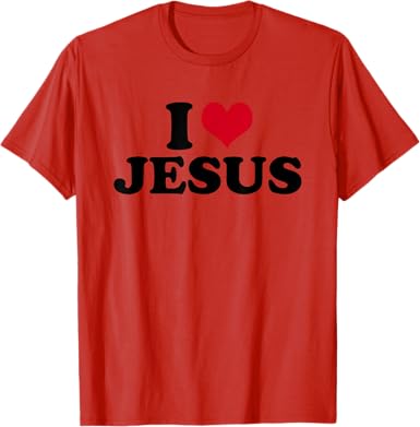 I Love Jesus T-Shirt - jnjjackets
