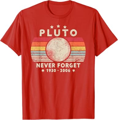 Pluto Never Forget T-Shirt - jnjjackets