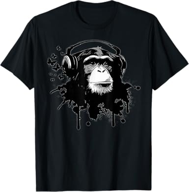 Monkey DJ Mode T-Shirt - jnjjackets