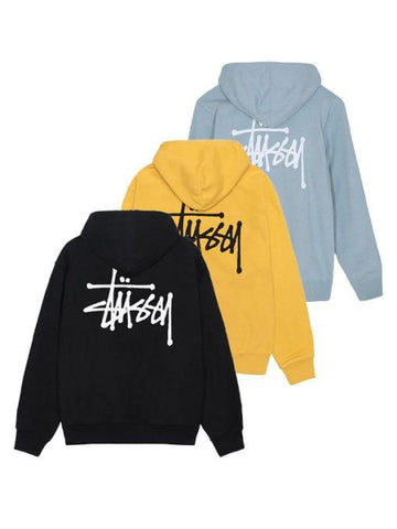 Multicolor Basic Stussy Hoodie - jnjjackets