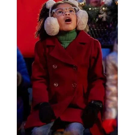 Best Christmas Ever Madison Skye Validum Red Coat - JnJ Jackets