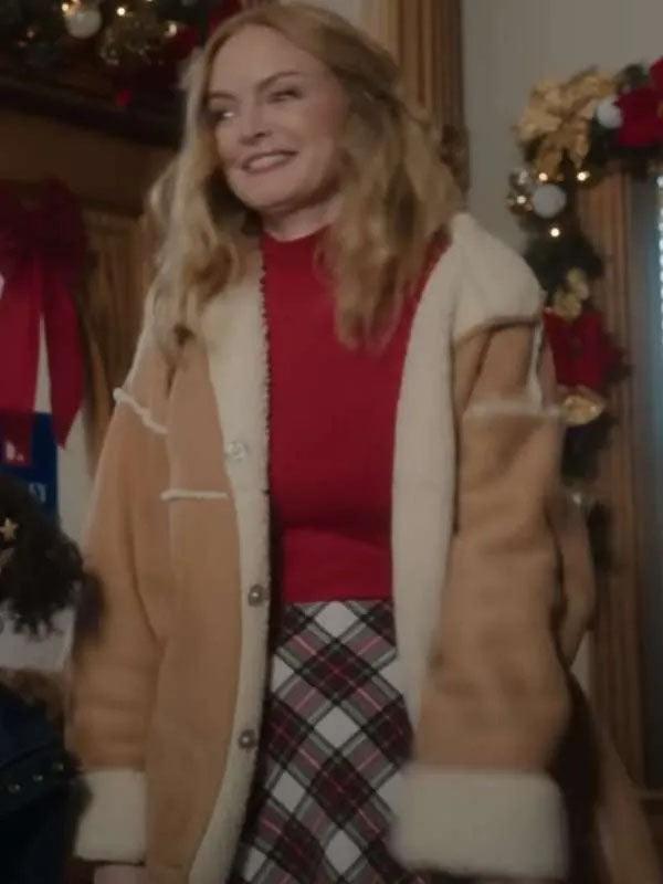 Best Christmas Ever Heather Graham Shearling Jacket - JnJ Jackets