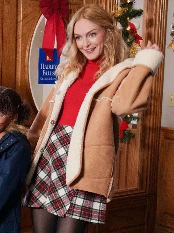 Best Christmas Ever Heather Graham Shearling Jacket - JnJ Jackets