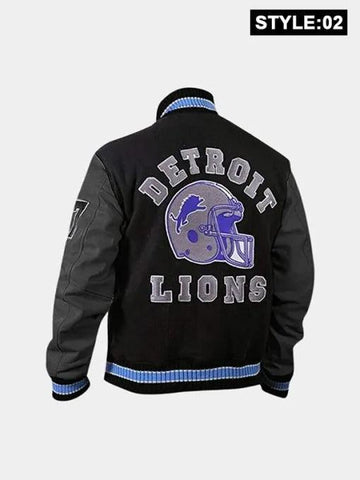 Beverly Hills Cop Detroit Lions Varsity Jacket - JnJ Jackets