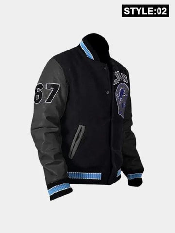 Beverly Hills Cop Detroit Lions Varsity Jacket - JnJ Jackets