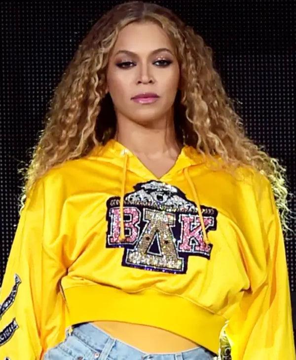 Beyonce cropped hoodie hotsell