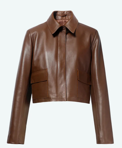 Nour Hammour Leather Jacket