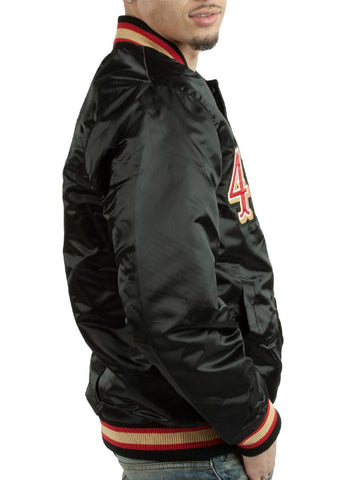 San Francisco 49ers Black Varsity Jacket - JnJ Jackets